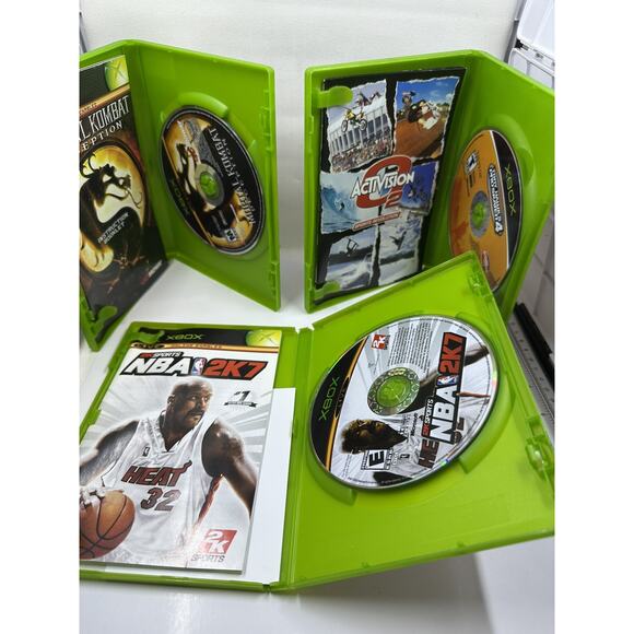 Original XBox Video Game Bundle Lot Tony Hawk 4 Mortal Kombat Deception NBA 2K7 - Picture 4 of 4